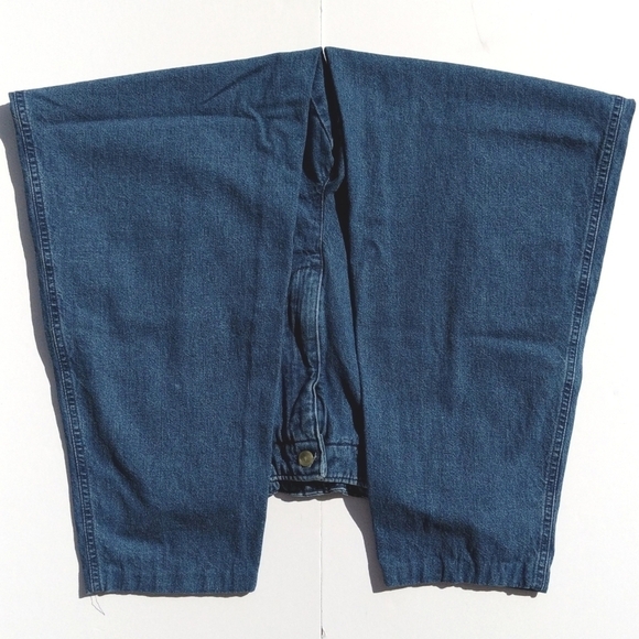 Dockers 90's Vintage Pleated Dark Wash High Rise Tapered Ankle Cut Mom Jeans 12 - Picture 6 of 14